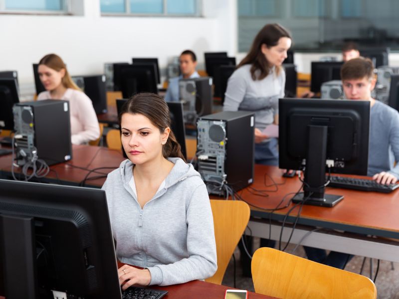 étudiants du BTS SIO Marseille